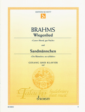 Wiegenlied op. 49/4 und Sandmännchen - vocal low and piano